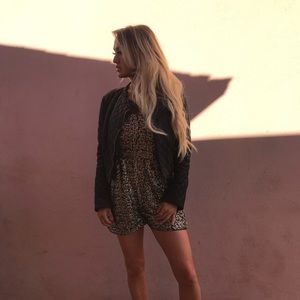 Sara boo Sequin romper / jumpsuit